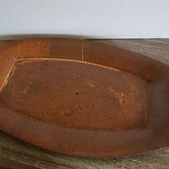 Hand Crafted Pottery Serving  Tray - Picture 1 of 4